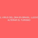 EL VIRUS DEL ZIKA EN BRASIL, LLEGO A ALTERAR EL TURISMO